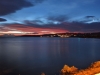 Lake Taupo bei Sonnenuntergang